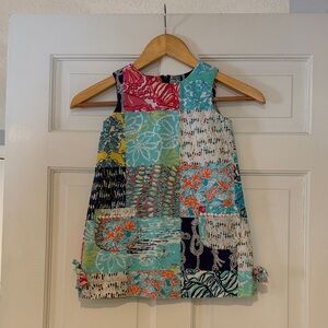Lilly Pulitzer Colorful Patchwork Kids Dress